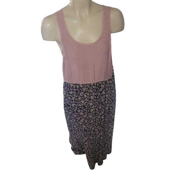 Ditzy Floral Maxi Dress By Eye Of The Needle cottagecore 80's retro church comfy - Picture 1 of 4